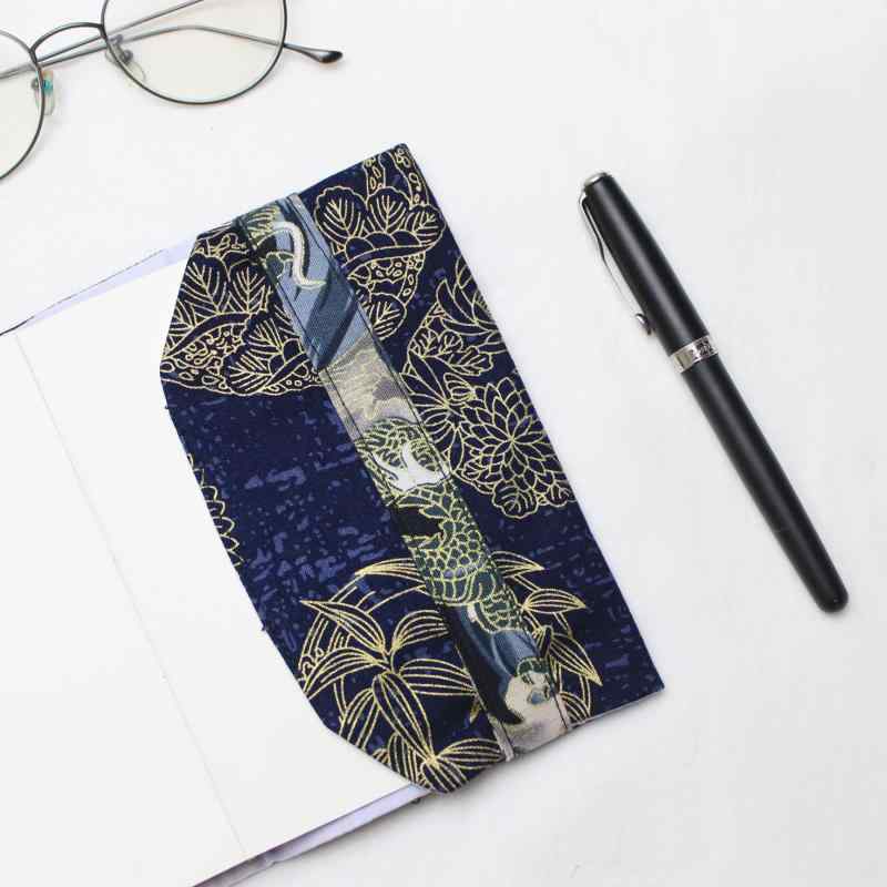 ブックカバー レディース A5 A6 サイズ調整可能 手帳カバー 布製 刺繍 レトロ 模様 文房具 オフィス ステーショナリー