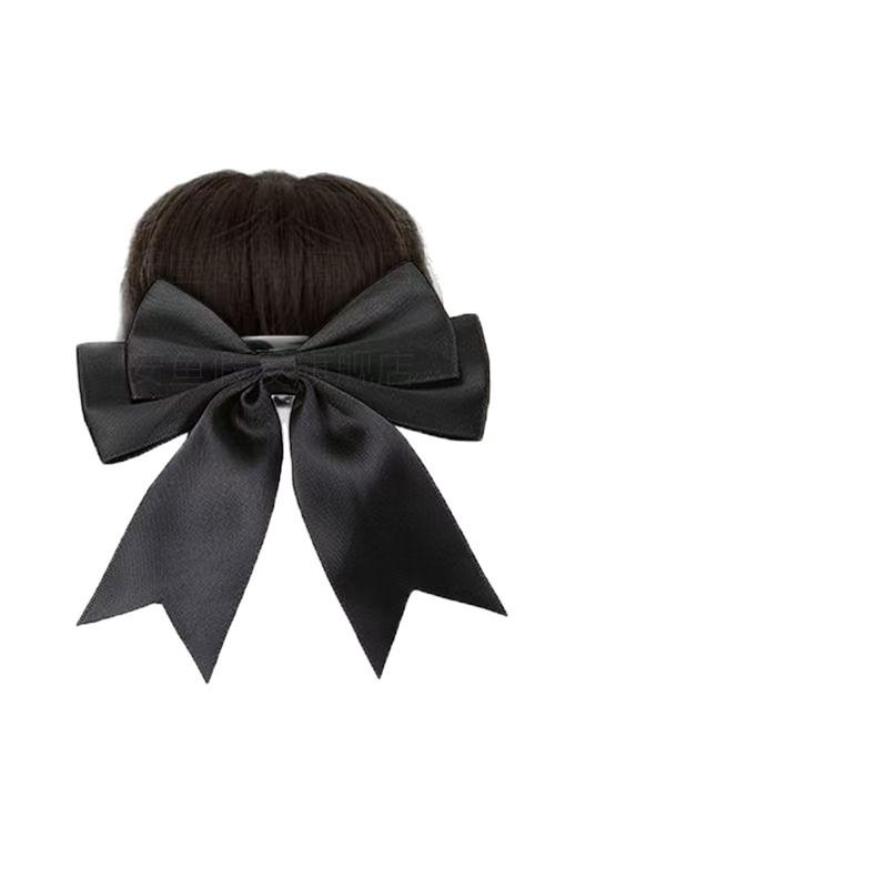 ヘアアクセサリー レディース 付け毛 お団子ウィッグ シニヨンメーカー 高温糸 ポニーテール 巻き髪 髪飾り ブラウン ブラック