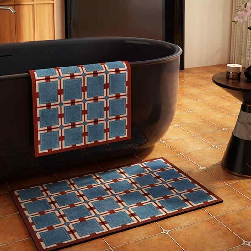 バスマット 珪藻土 足ふきマット 浴室 滑り止めマット 防カビ 防臭 吸水 速乾 耐久性 お手入れ簡単 幾..