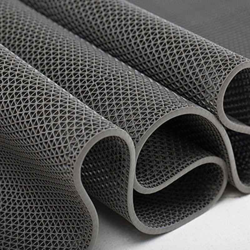 マット PVC 玄関マット 家庭用 キッチン 浴室 滑り止めマット 網目 90cm 120cm ゴム 耐摩耗性 中式