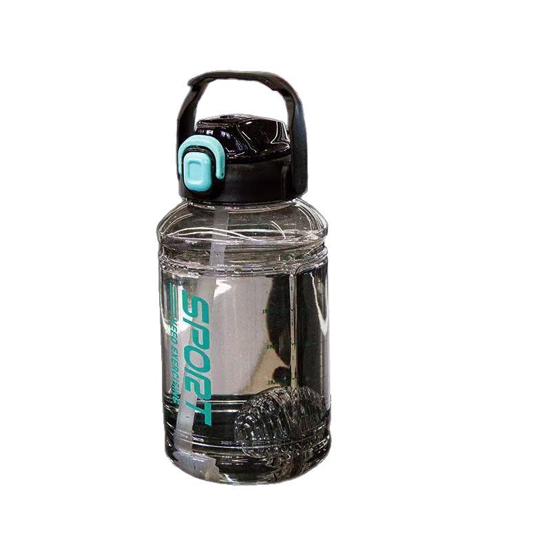 水筒 スポーツ レディース メンズ 大容量 1500ml 2100ml プラスチック ストロー 直飲み ウォーターボトル 運動 アウトドア オフィス