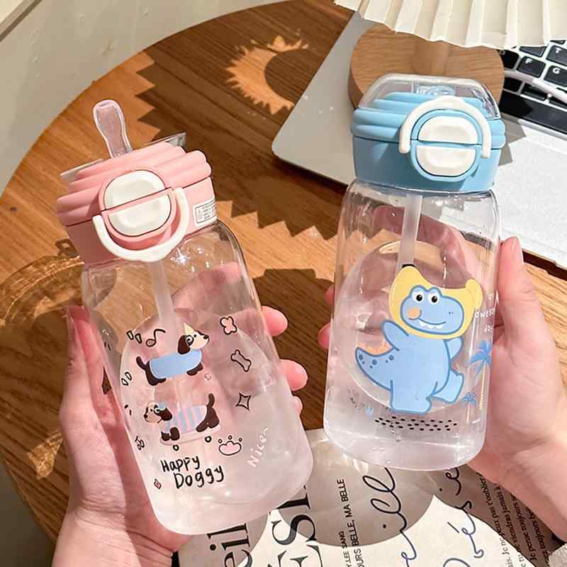 コップ プラスチック製コップ ストロー付き 2way仕様 600ml レッド イエロー ピンク ブルー かわいい ..