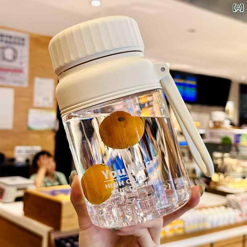 水筒 プラスチック製 大容量 1000ml 耐熱性 携帯便利 花茶 フルーツティー オフィス アウトドア スポー..
