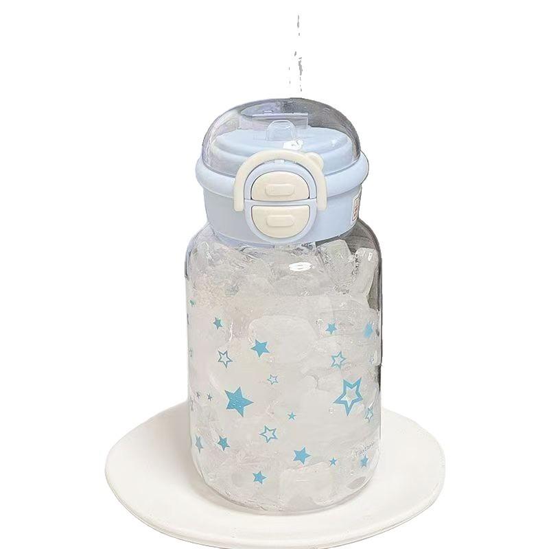 水筒 レディース メンズ キッズ かわいい ストロー付き プラスチック 大容量 600ml 耐熱性 携帯用 オフィス アウトドア スポーツ 学校 子供用 タンブ...