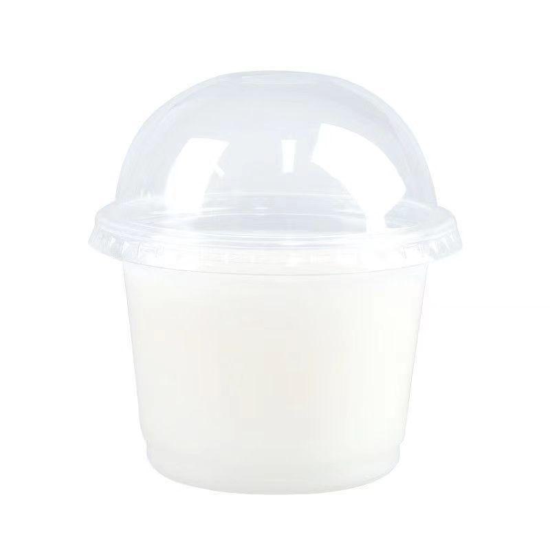 使い捨てプリンカップ ふた付き ヨ�