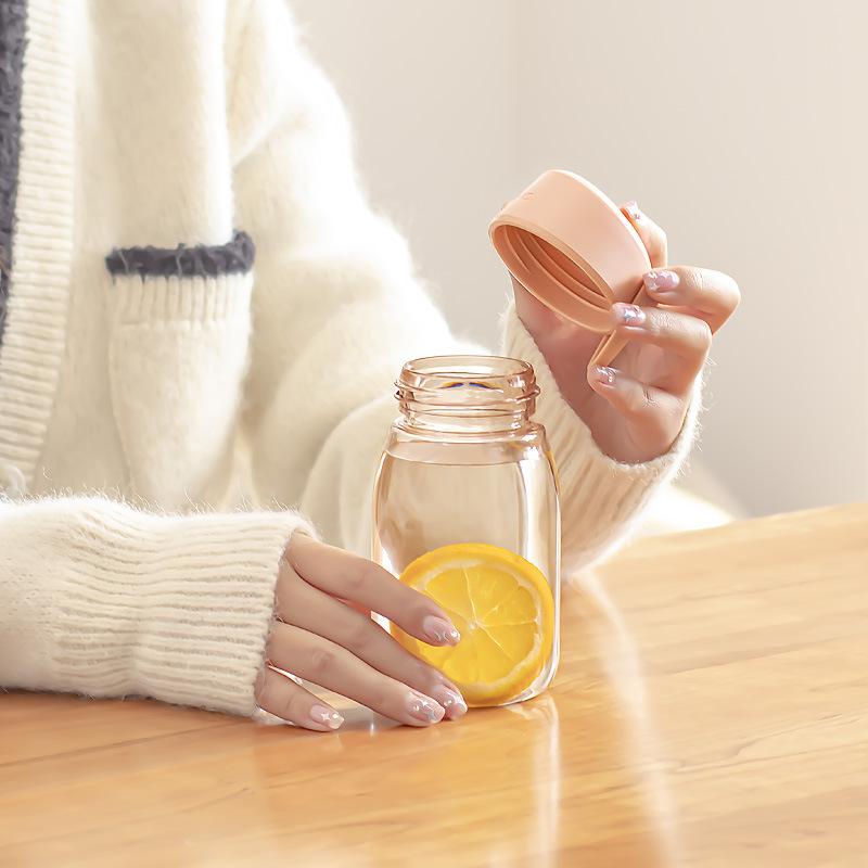 プラスチックカップ レディース 420ml かわいい おしゃれ 普段使い シンプル 元気 ピンク系 ミントグリーン 活力 グレー