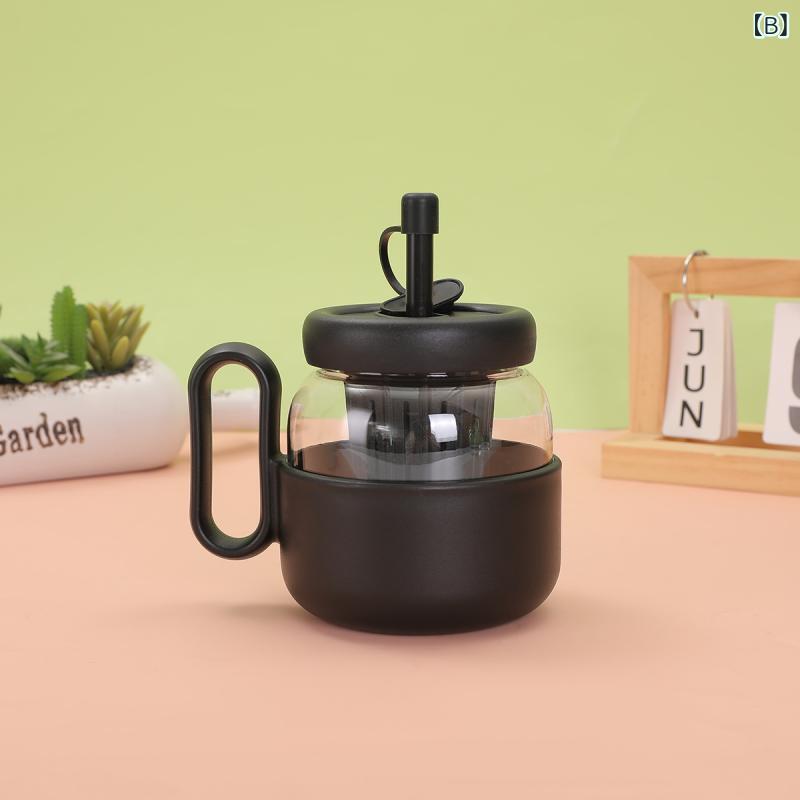 タンブラー レディース 大容量 600ml プラスチック ストロー付き かわいい 猫 キャラクター 軽量 携帯用 オフィス アウトドア 3