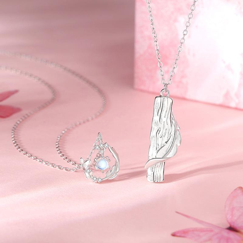 ネックレス 男女ペア 925シルバー 幾何学 蝶 バタフライ モチーフ シルバー ペンダント チョーカー