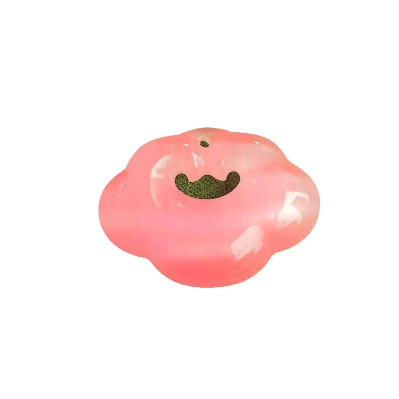 ネックレス レディース ペア 猫眼石 花柄 彫刻 祥雲 長命鎖 ペンダント 白 緑 シャンパン ピンク系 紫 ..