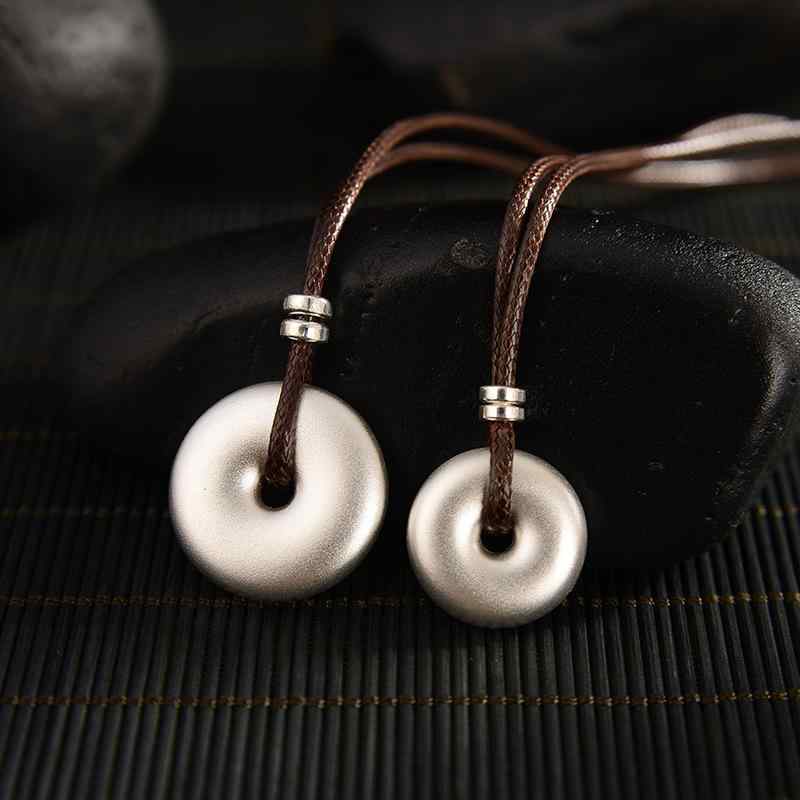 ネックレス レディース シルバー999 ペンダントトップ 幾何学模様 999シルバー アクセサリー ファッション雑貨 通勤 デイリーユース