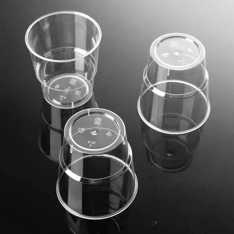 コップ プラスチックコップ 使い捨て 160ml 200ml 耐熱 業務用 ケーキ店 奶茶店 丸形