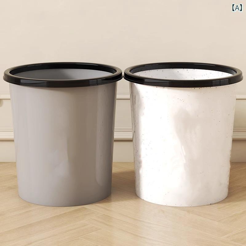 ゴミ箱 大容量 家庭用 かわいい おしゃれ リビング 部屋 洗面所 寝室 6L フタ付き 中国赤 クリーム色 ..