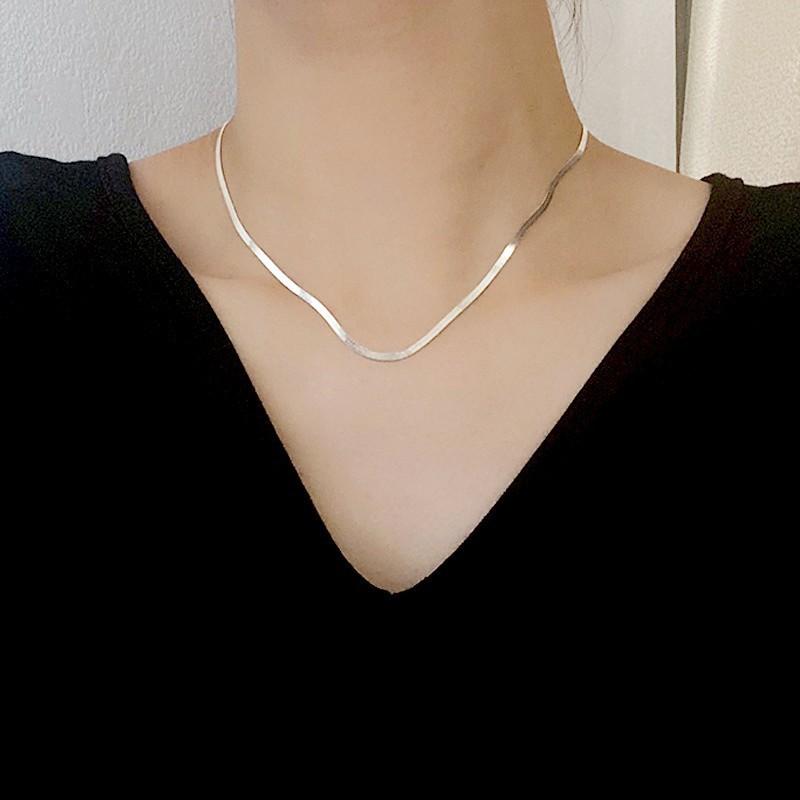 ネックレス レディース メンズ ステンレス 蛇骨 チェーン ゴールド シルバー アレルギー対応 シンプル ファッション 通勤