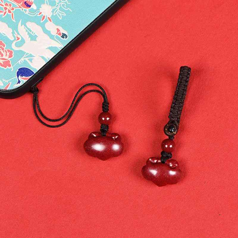 ネックレス メンズ レディース 朱砂 紫金砂 如意 ペンダントトップ キーホルダー ストラップ ファッション小物 アクセサリー 金蟾 招財猫 福字 醒獅 平安鎖 ラッキーアイテム