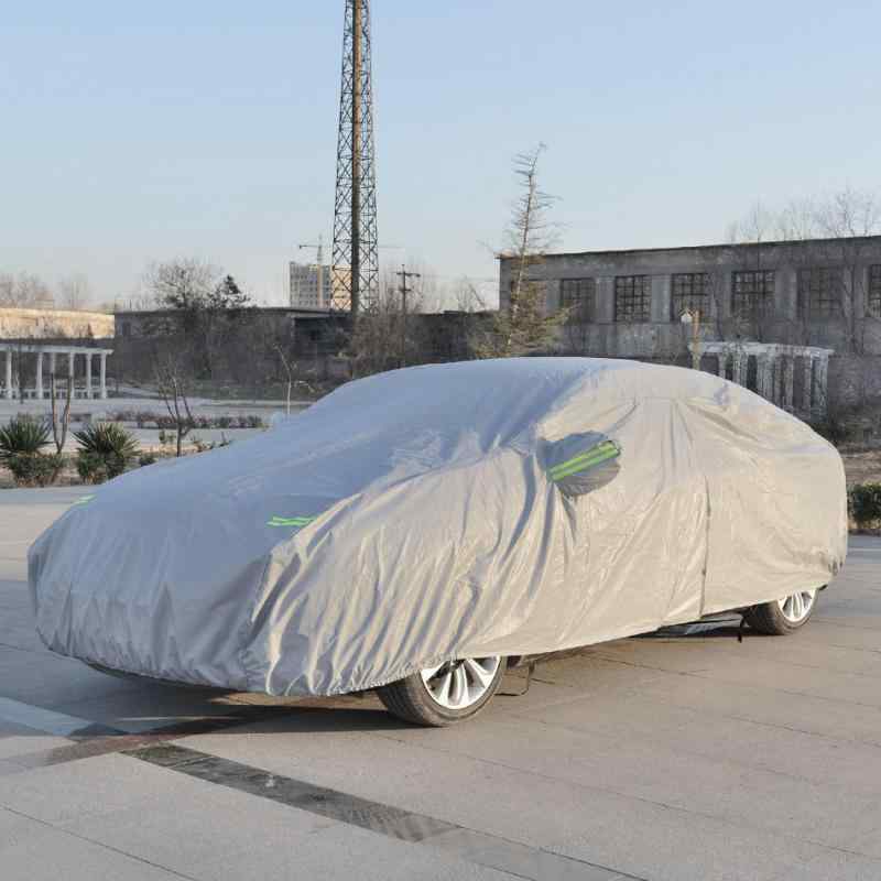 カーボディカバー 車体カバー 全車種対応 四季通用 裏起毛 防水 日焼け防止 遮光 自動車カバー 銀灰色 ..