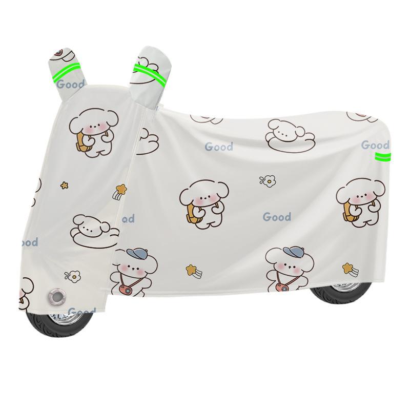 バイクカバー 電動自転車 オックスフォード生地 防水 バッテリーカー 車体カバー オートバイ フルカバ..