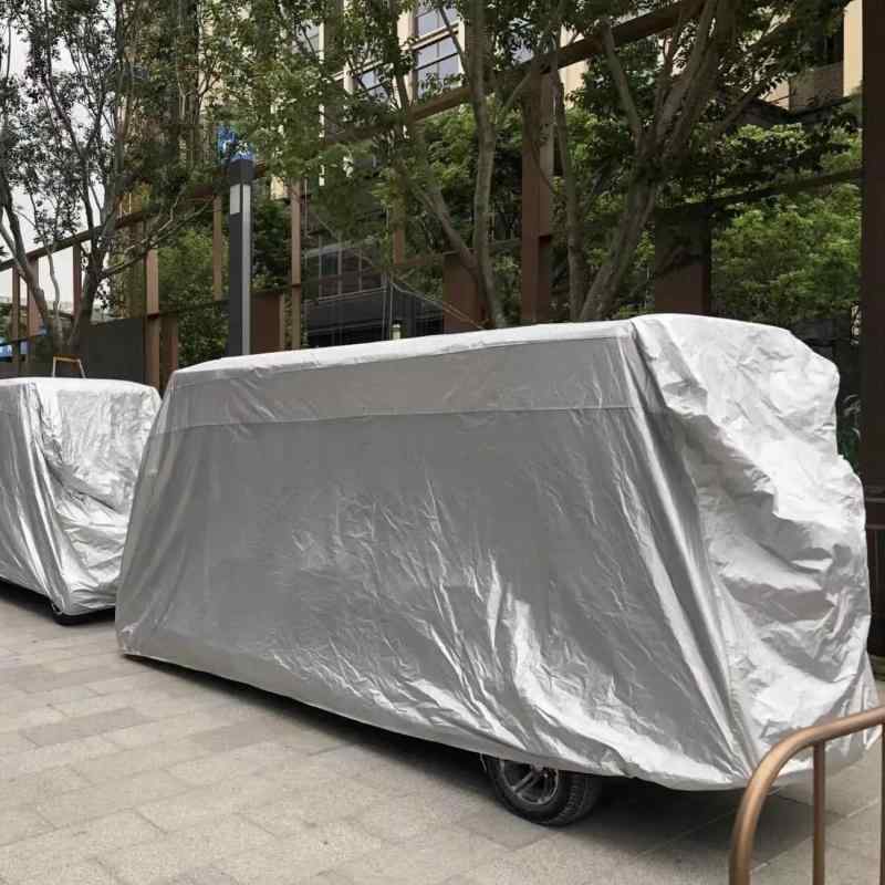 車体カバー 電動巡回車 ゴルフカート UVカット 日焼け止め 防水 防風 ナノオックスフォード 収納袋付き