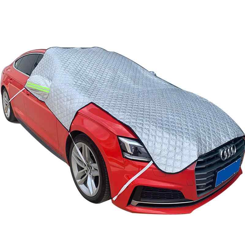 カー用品 車用雪よけシート フロントガラスカバー 凍結防止シート 日よけ 遮光 断熱 SUV 汎用 オックス..