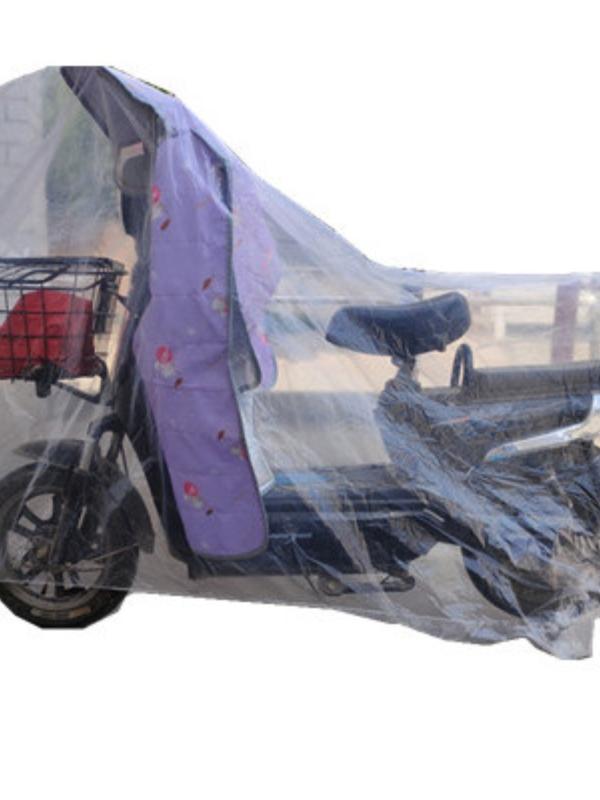 バイク用レインカバー 四季 全天候型 オートバイ スクーター 三輪車 防雨 防塵 厚手 ホワイト 小型 中..