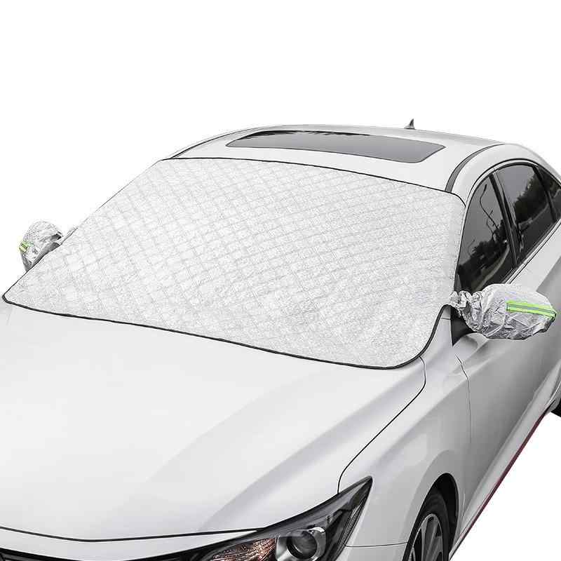 カー用品 車用サンシェード フロントガラス 凍結防止シート 雪対策 霜よけ 車カバー 四季通用
