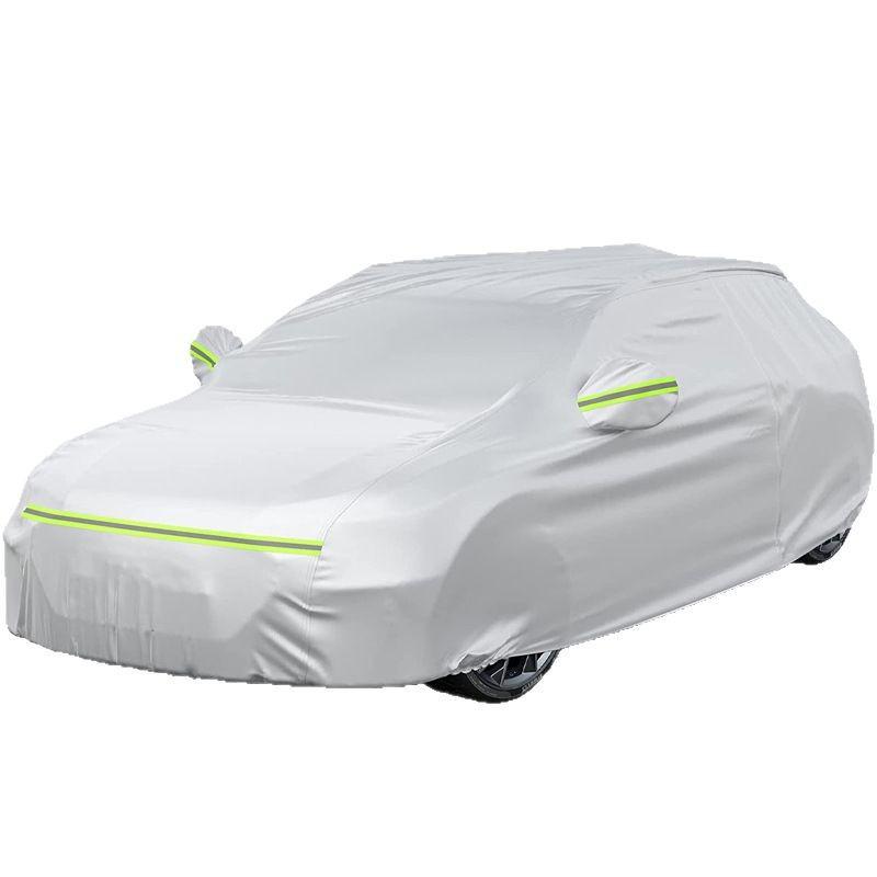 車カバー 車体カバー オックスフォード生地 防水 カーカバー 汎用 シルバーグレー ブラック 裏起毛 伸..