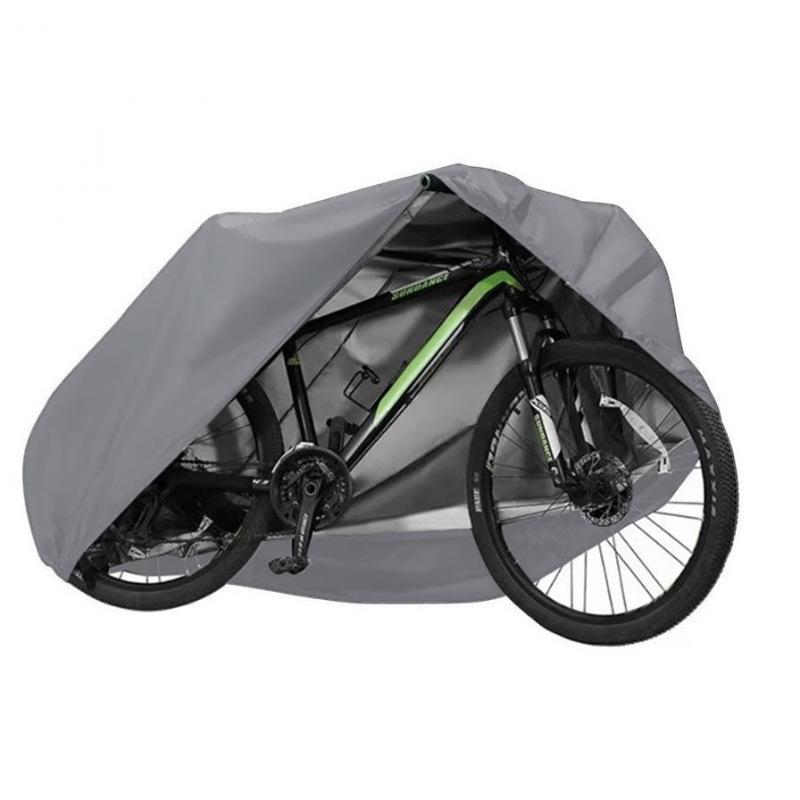 自転車 カバー ロードバイク マウンテンバイク 車体カバー 防塵 防日焼け 防灰 全グレー