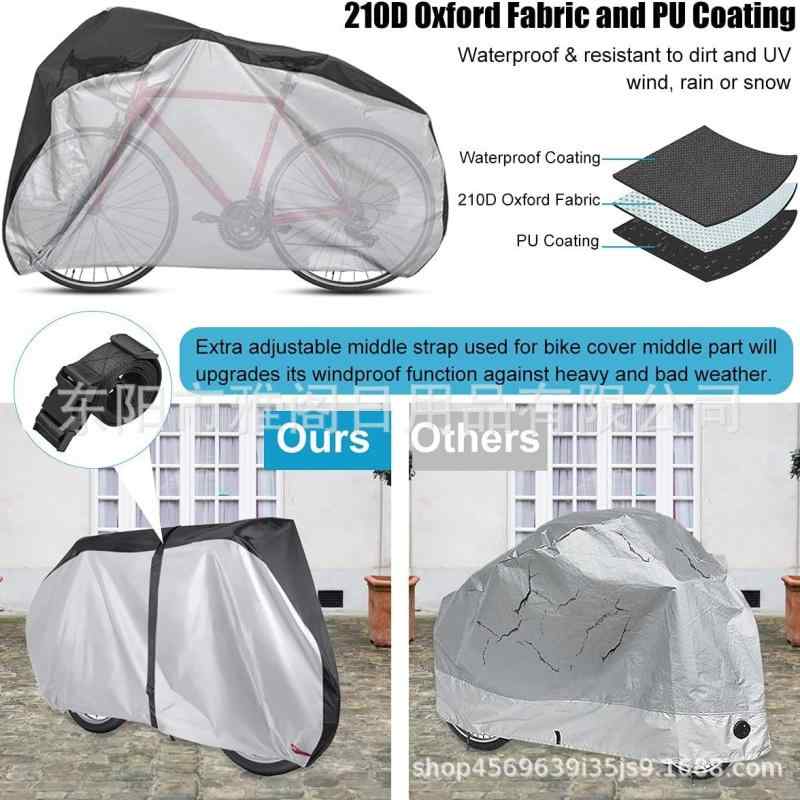 自転車 カバー Mサイズ Lサイズ XLサイズ XXLサイズ オックスフォード生地 UVカット 撥水 防塵 バイク..