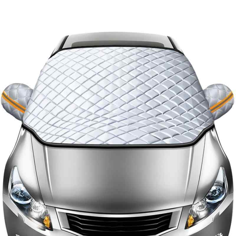 カーサンシェード 車用サンシェード フロントガラス 遮光 断熱 防雨 防塵 ハーフカバー ジープ 汎用 ア..