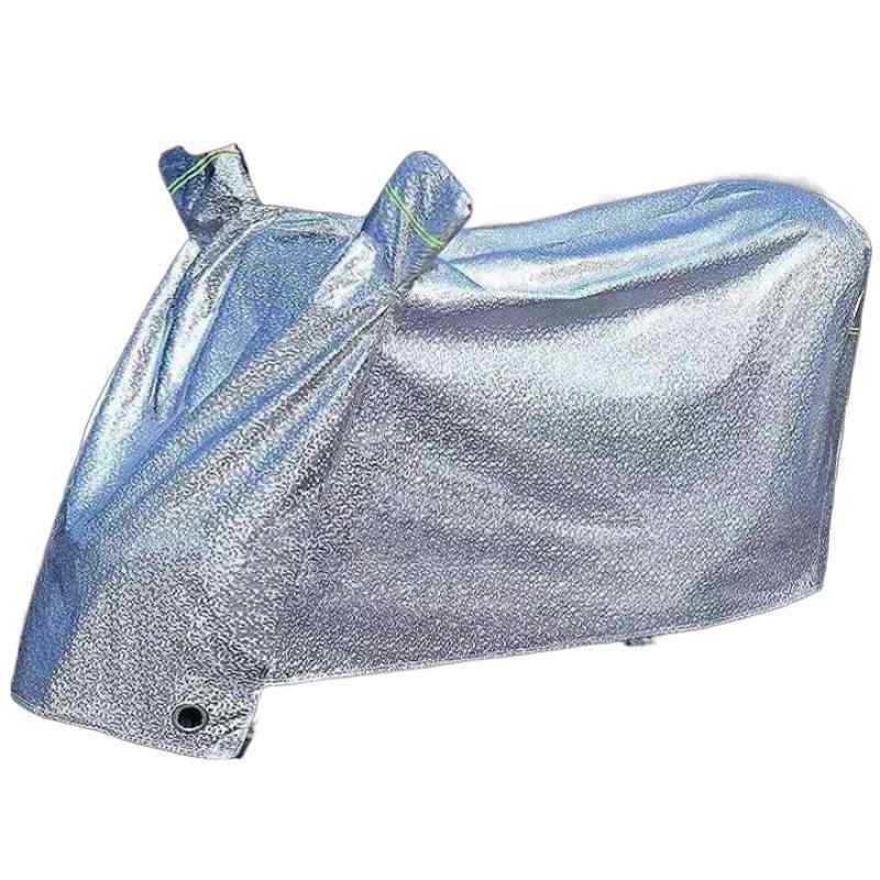 バイクカバー 厚手 アルミフィルム 電動アシスト自転車カバー 原付 スクーター 車体カバー UVカット 撥..