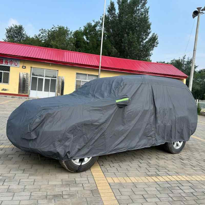 楽天シャドーテールカーボディカバー 自動車カバー 全車 защита от солнца 防雨 PVC 防塵 遮光 四季通用 アウトドア 乗用車 SUV グレー ブラック