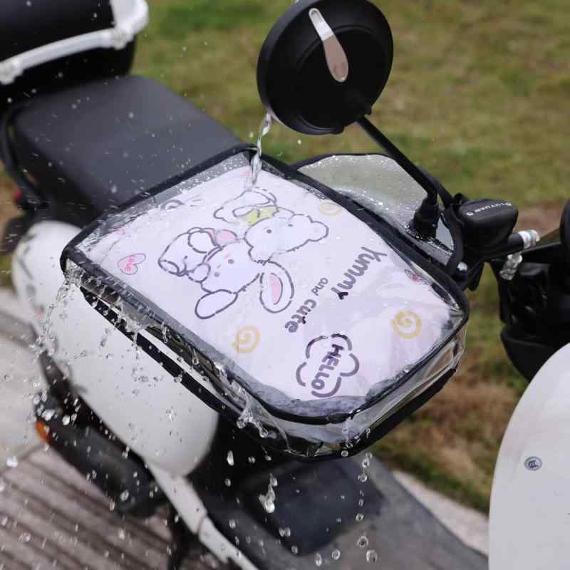 バイク カバー 透明 バイク用 レインカバー 防水 防雨 防塵 PVC 冬季 保温 スクーター