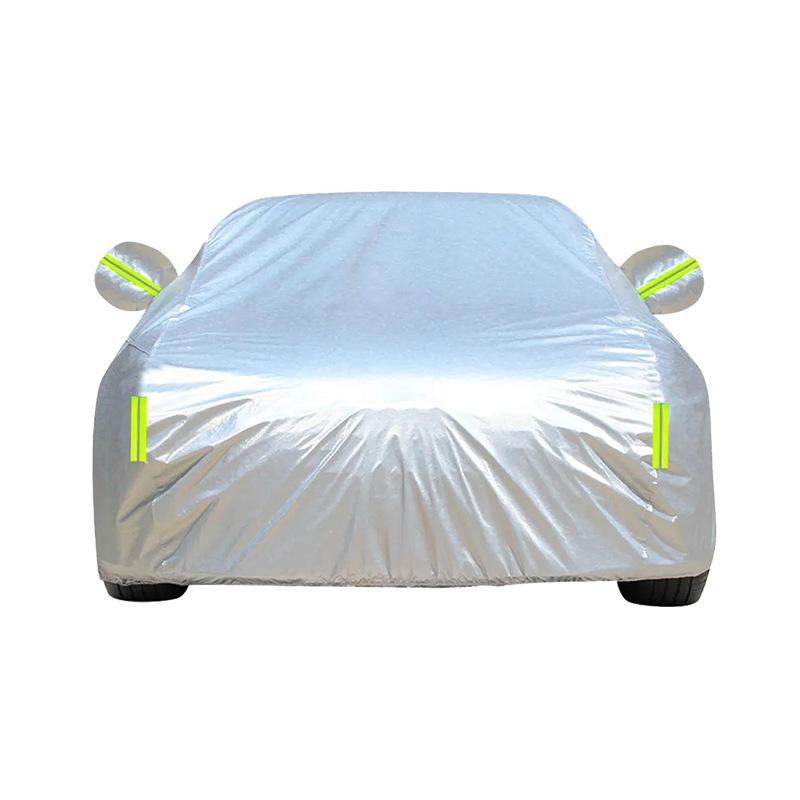 カーカバー 車体カバー 四季通用 汎用タイプ 防塵 防氷 厚手 アルミ膜 オックスフォード生地 綿 SUV セ..