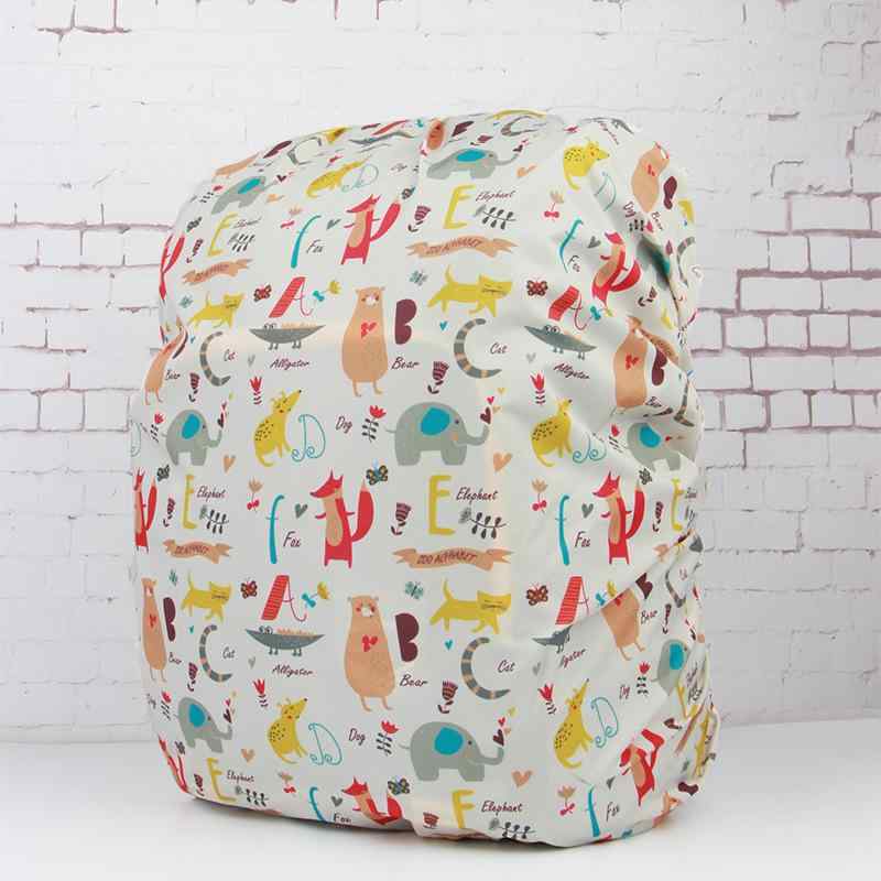 楽天シャドーテールリュックサック キッズ 子供 防水レインカバー 男の子 小学生 ランドセルカバー 撥水加工 軽量 通学 遠足 アウトドア 動物 恐竜 虹 小熊 イチゴ 柄