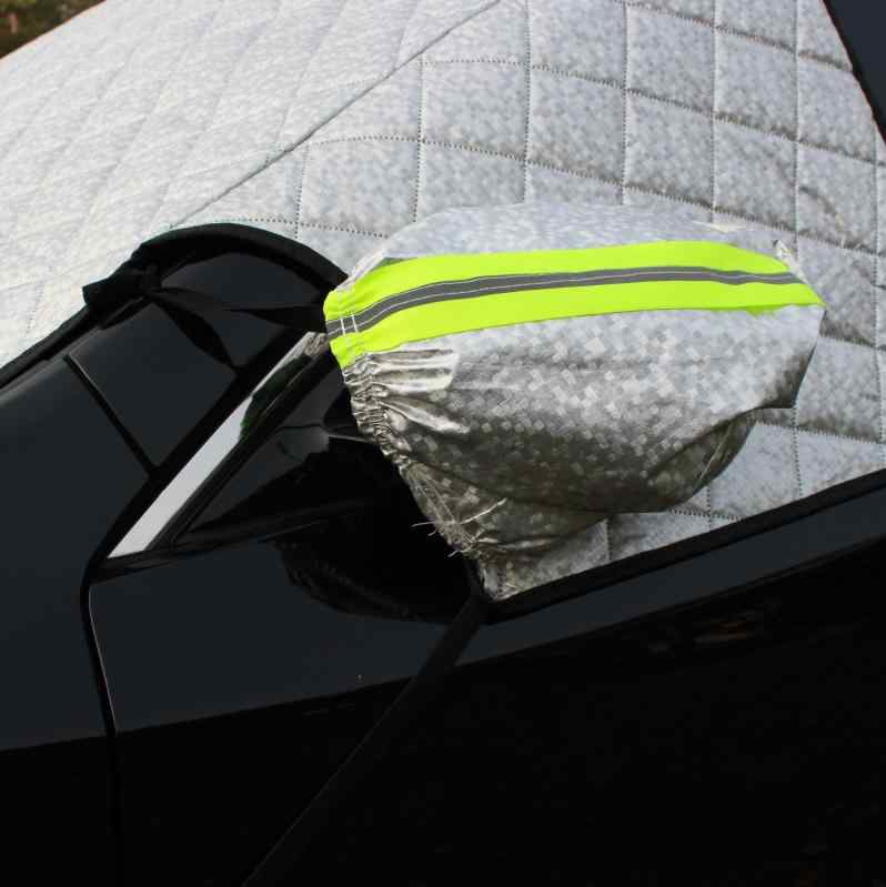 カー用品 車用サンシェード フロントカバー 凍結防止シート 半自動車カバー アルミ箔 汎用 Mサイズ Lサ..