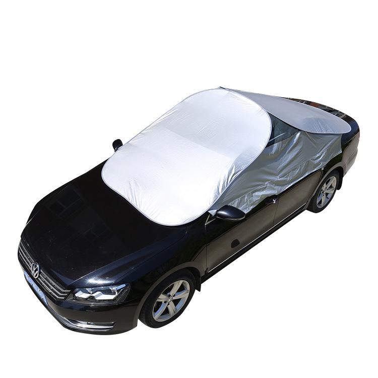 ・素材: 涂银涤塔夫・適用車種: セダン、コンパクトSUV・仕様: M（エンジンフードなし）、L（エンジンフードあり）・カラー: シルバー