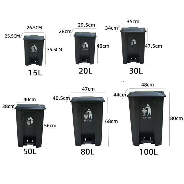 ゴミ箱 大容量 蓋付き ペダル式 15L 20L 30L 50L 80L 100L 家庭用 業務用 オフィス 厨房 飲食店 屋外用..