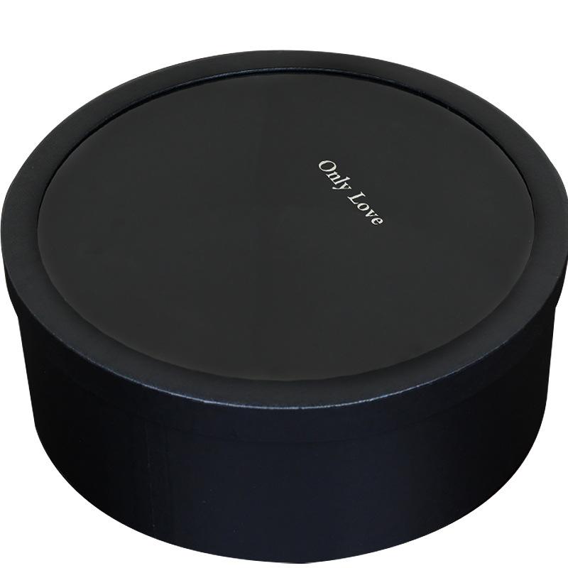 ギフトボックス ラッピングボックス バレンタインデー 贈り物 ハート型 正方形 丸形 ブラック