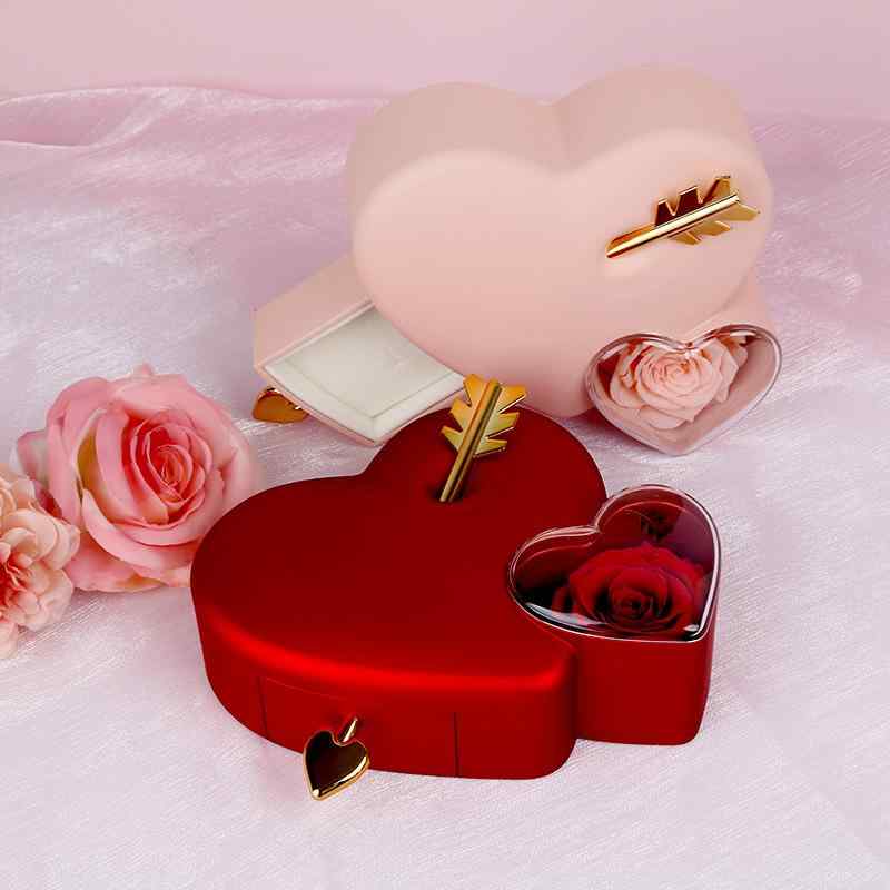 アクセサリーボックス レディース 永生花 ジュエリーボックス ギフトボックス アクリル製 収納ケース ..