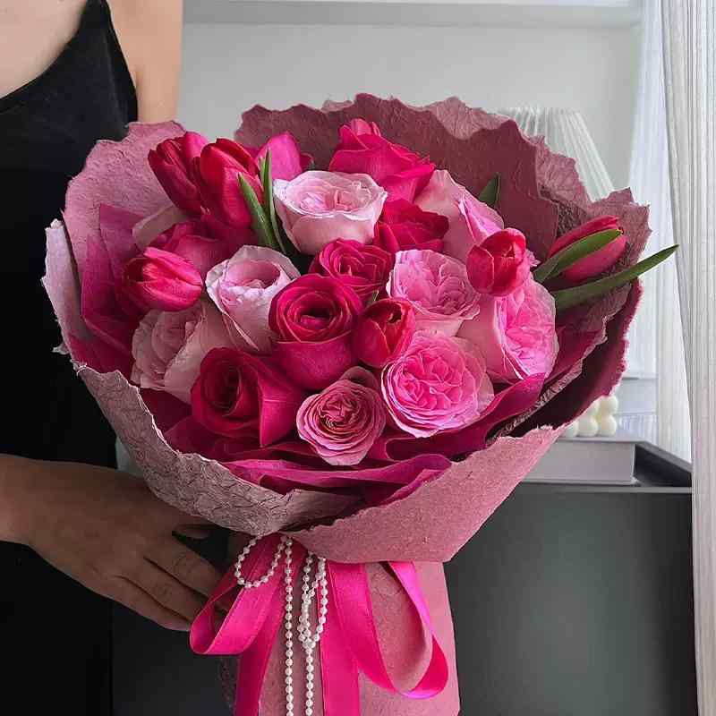 花束 ラッピングペーパー 東巴紙 包装紙 DIY 手作り 材料 レトロ ヴィンテージ 白 黒 グレー グリーン ..