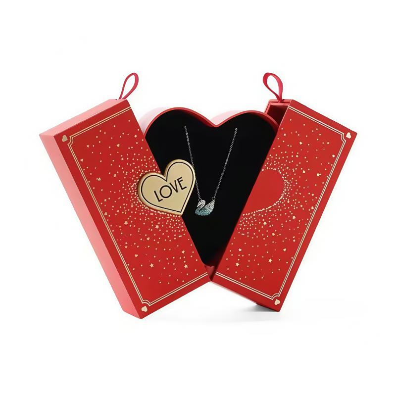 ジュエリーボックス ギフトボックス 月光宝盒 指輪 ネックレス アクセサリー ラブ ハート 包装ボックス..