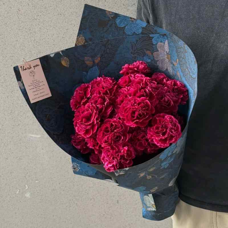 花束ラッピングペーパー 花柄 DIY 花材 包装紙 コットンペーパー 40cm×54cm ピンク系 ゴールド系 ブルー系 パープル系
