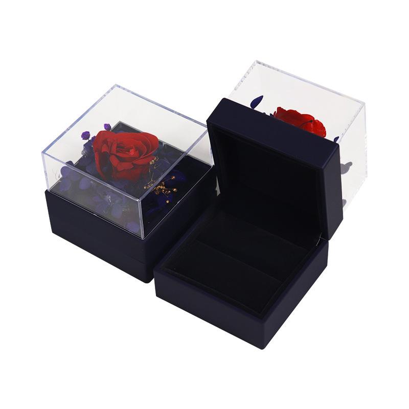 アクセサリーケース レディース 永生花 ジュエリーボックス 心形 リング ネックレス 収納 ボックス ピ..