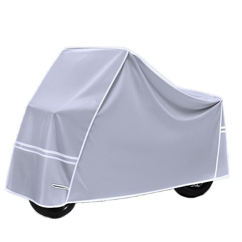 バイクカバー 電動アシスト自転車用 厚手 オックスフォード生地 防水 防塵 日焼け防止 5XL 4XL 3XL グレー ブラック ベージュ ブルー