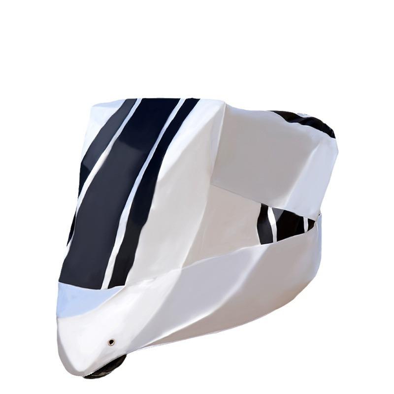 バイクカバー 全罩式 厚手 防水 防雨 日焼け止め バッテリーカー 車体カバー 黒 赤 黄 銀 S M L XL 2XL..