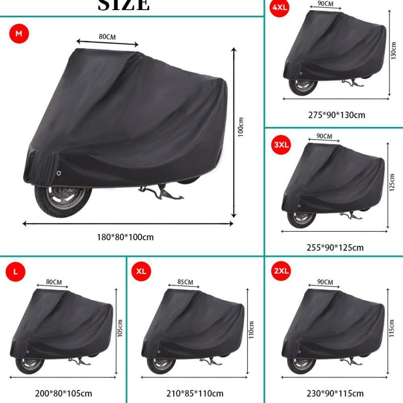 バイクカバー 厚手 バイク 車体カバー 防雨カバー 日除け 遮熱 防塵 オートバイ スクーター 原付