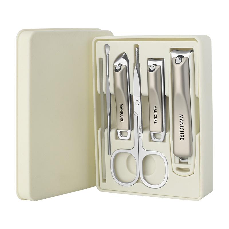 ネイルケアセット 爪切り 7点セット 亜鉛合金製ケース付き 爪やすり 甘皮プッシャー 耳かき メイク道具..
