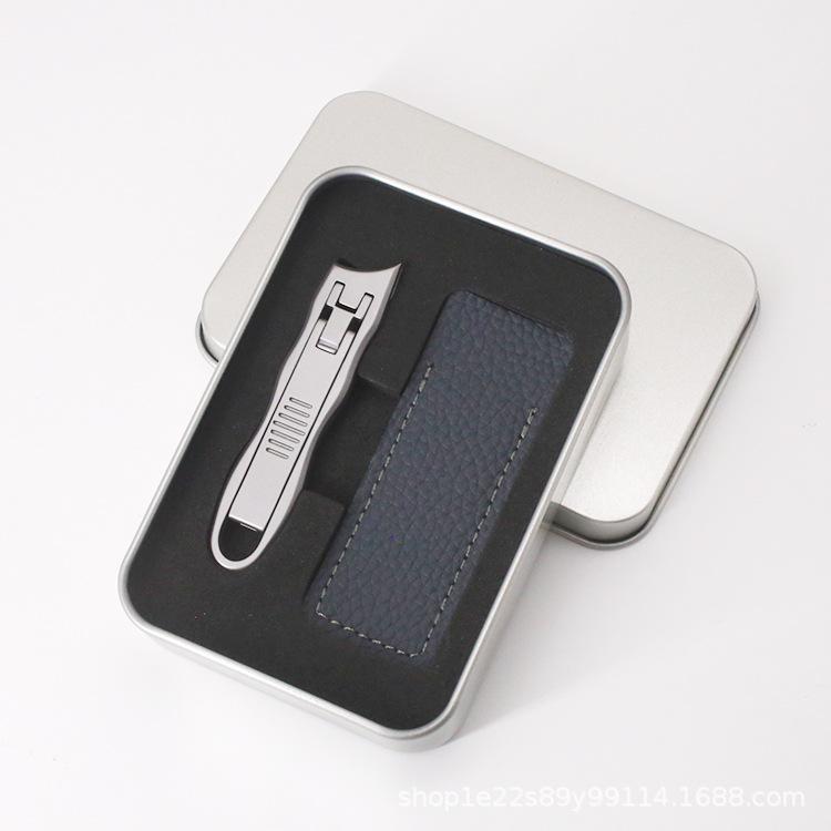 爪切り 大口径 ステンレス製 飛び散り防止 斜め刃 ネイルケア