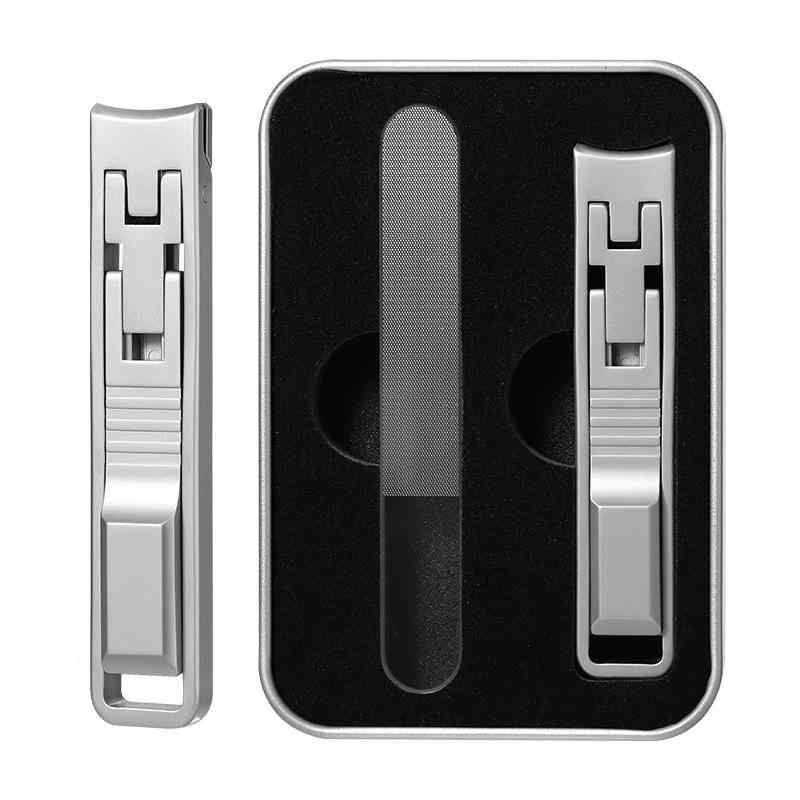 爪切り 超薄型 携帯用 折りたたみ ステンレス製 ネイルクリッパー 男女兼用