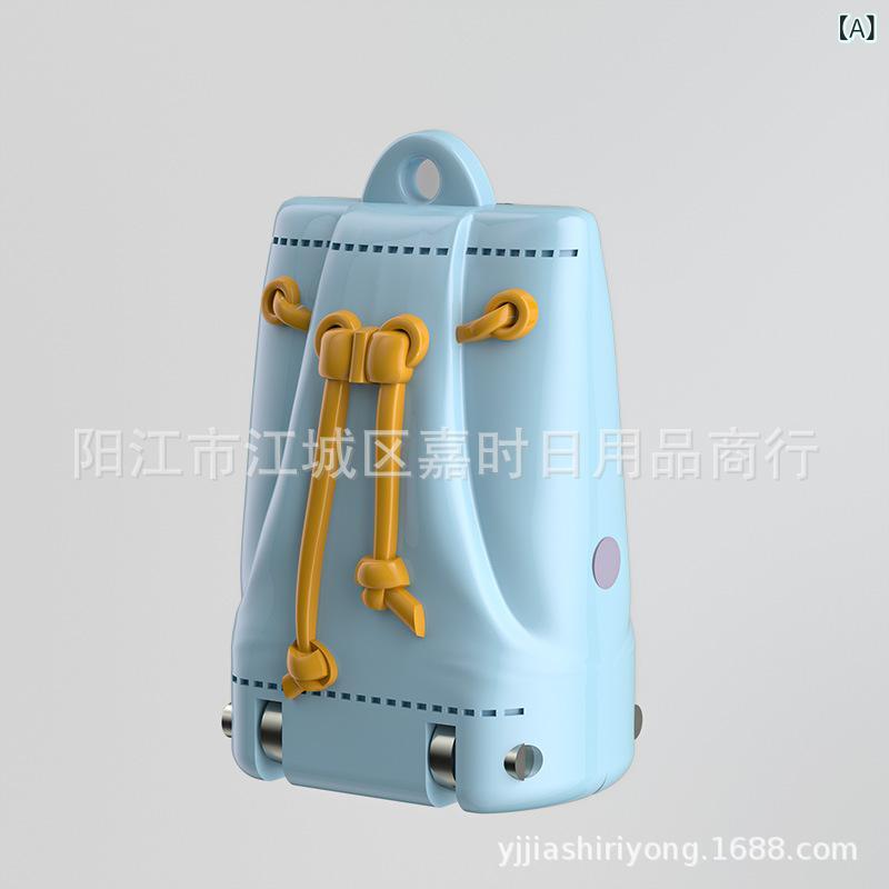 ネイルケア 爪切り ミニ 折りたたみ ステンレス製 携帯用 キーホルダー付き シルバー ブルー パープル ピンク グレー