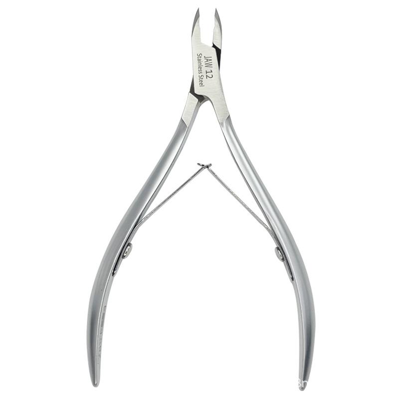 ネイルケア ツール 甘皮切り ニッパー ステンレス製 爪切り 研磨ハンドル 持ち運び やすい